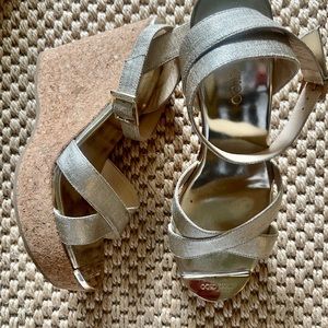 Jimmy Choo Cork Heel Wedges